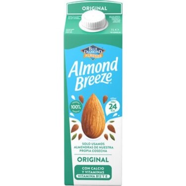 Boisson Almond Breeze Original Bio et Sans Gluten Blue Diamond 1L