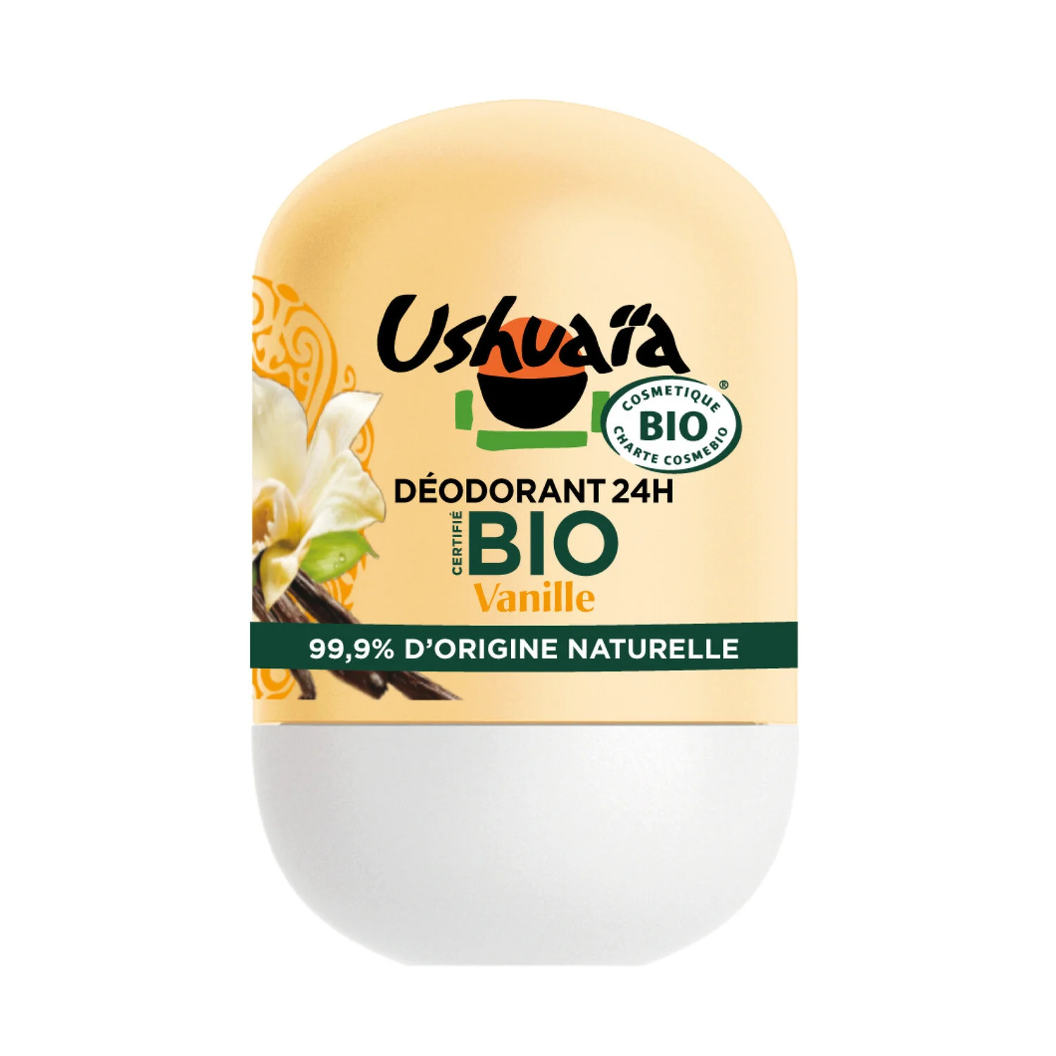 Organic Madagascar Vanilla Deodorant Roll-On Ushuaia 50ml