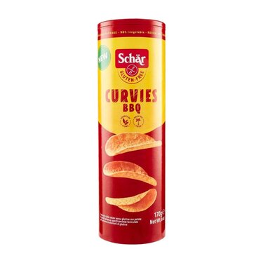 Curvies Chips BBQ Sans Gluten Turbo   Schär 170 g