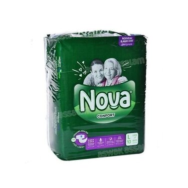 10 Nova Size L Adult Diapers