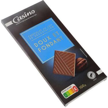 Chocolat au Lait Dégustation Casino  100g
