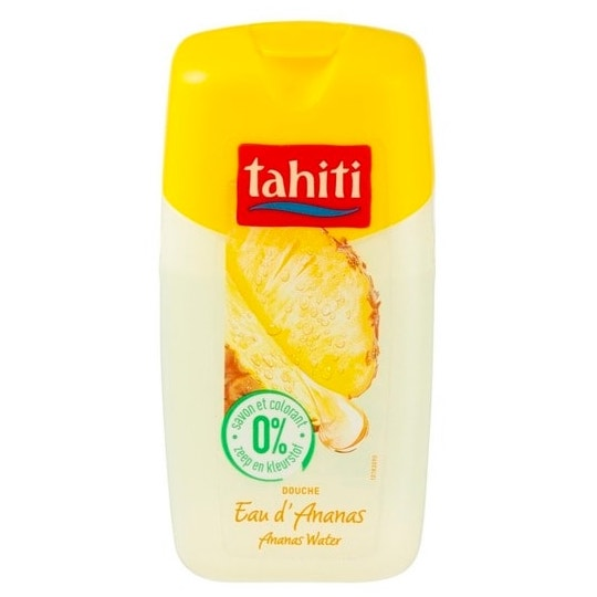 Gel Douche 0% Savon et Colorant eau d'Ananas Tahiti 250 ml