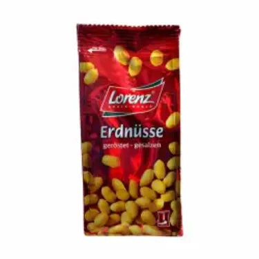 Roasted and Salted Peanuts Erdnüsse Lorenz 175 g