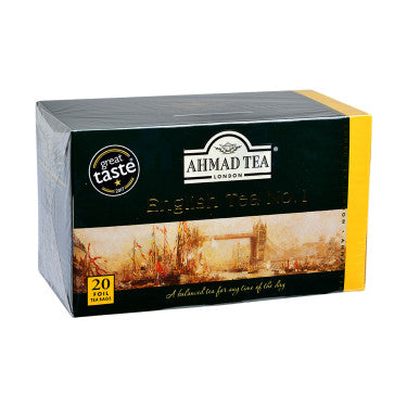 Thés Noir Anglais n°1 Ahmad Tea 20 Sachets 40 g