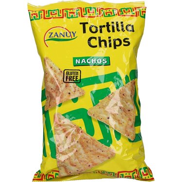 Zanuy Gluten Free Nachos Salted Corn Tortilla Chips 200 g