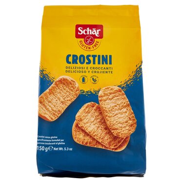 Pain toasté Croustillant (Crostini) sans Gluten Schär 150g