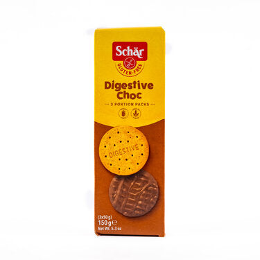 Schär Gluten Free Chocolate Digestive Biscuit 150 g