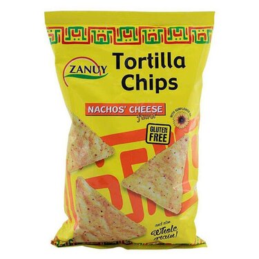 Corn Tortilla Chips Nachos Cheese Gluten Free Zanuy 200 g