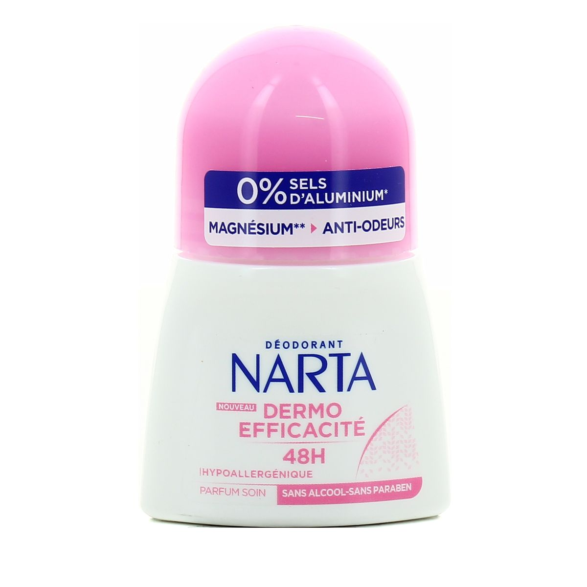 Déodorant Dermo Efficacité 48h Le Roll-on Hypoallergénique Narta 50ml