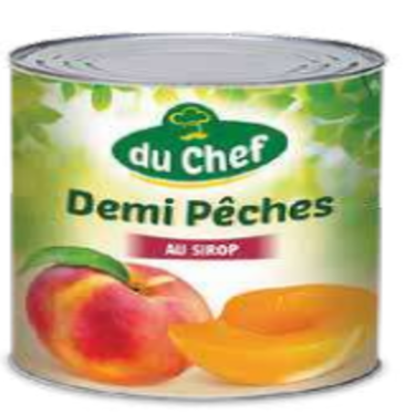 Demi - Pêche au Sirop Du Chef 820 g