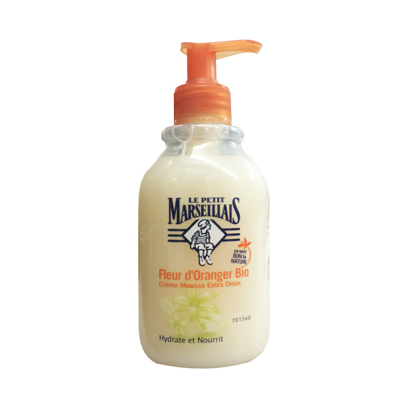 Crème Mousse Extra Doux à la Fleur d'Oranger Bio Le Petit Marseillais  300 ml