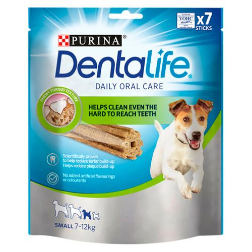 5 Bâtonnets à Mâcher Contre le Tartre pour Chien Dentalife Purina Small 115g