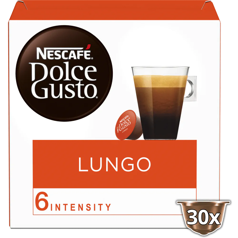 30 Capsules Lungo Nescafé Dolce Gusto