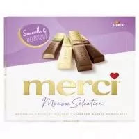 Chocolat Fourrés à la Crème Fouettée Finest Selection Merci 250 g