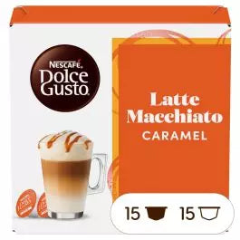 30 Capsules Latte Macchiato Caramel Dolce Gusto