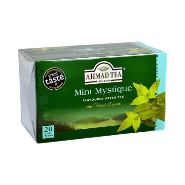 Green Teas Mint Mystique Ahmad Tea 20 Sachets 40 g