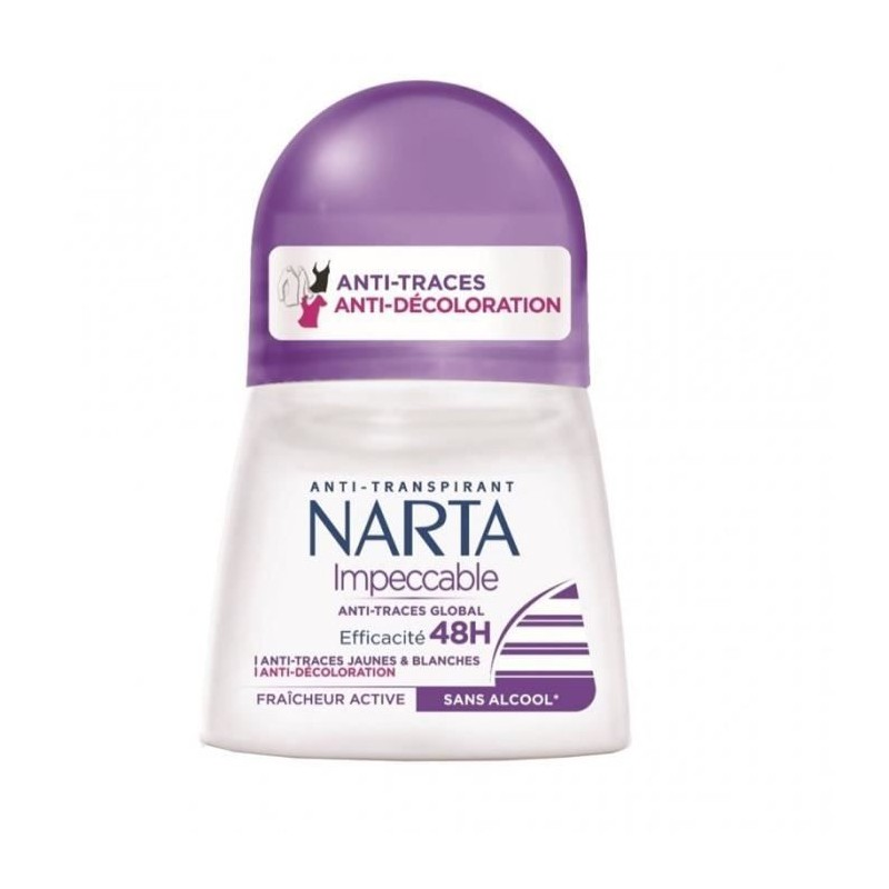 Déodorant Impeccable Anti Traces Global Le Roll-On Narta 50ml