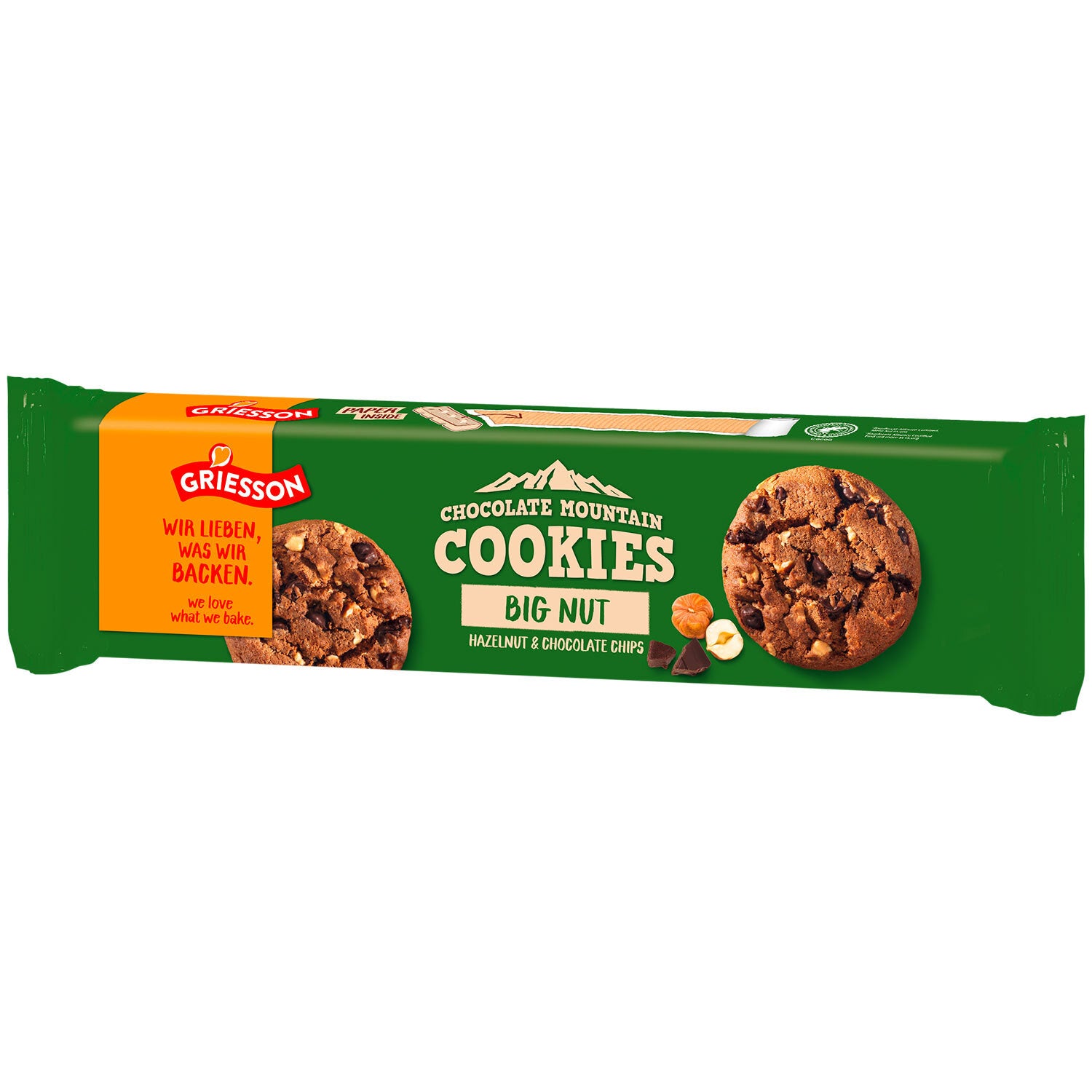 Cookies au Pépites de Chocolat et Noisettes Concassées Griesson 150 g