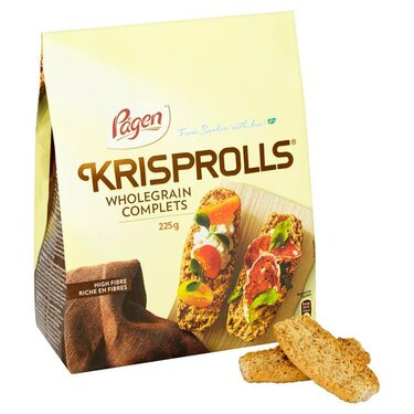 Krisprolls Wholegrain Complete Pagen Swedish Bread 225 g
