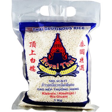 Riz Gluant Blanc Thaïlande Royal Thai 1kg