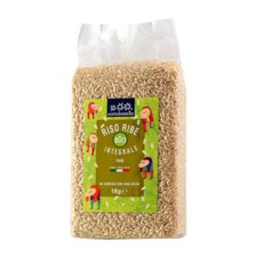 Riz brun Intégrale Bio & Sans Gluten Sottolestelle 1 kg