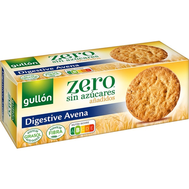 Biscuits Digestive Complet Avec Avoine Sans Sucre Gullon 410g