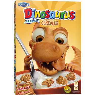 Spoon Cookies With Cereals and 7 Vitamins Dinosaurus Artiach 350 g
