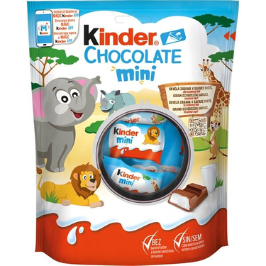 20 Mini Chocolat Supérieur au Lait Kinder  120 g