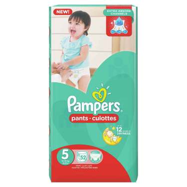 52 Baby-Dry Pampers T5 Nappies (11 - 16Kg)