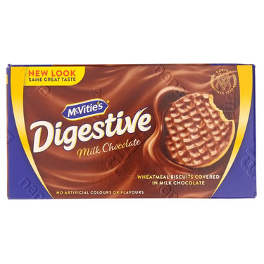 Biscuits Digestive Croustillants au Chocolat au Lait McVities 200 g