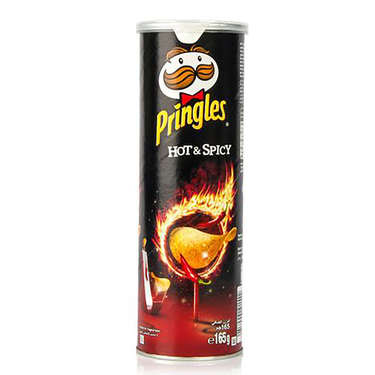 Chips Hot & Spicy Pringles 165g
