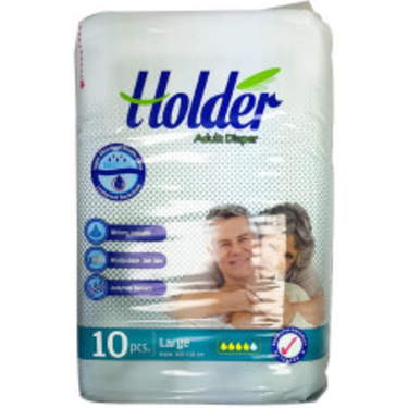 10 Diapers For Adults Large 100 - 150cm Holder