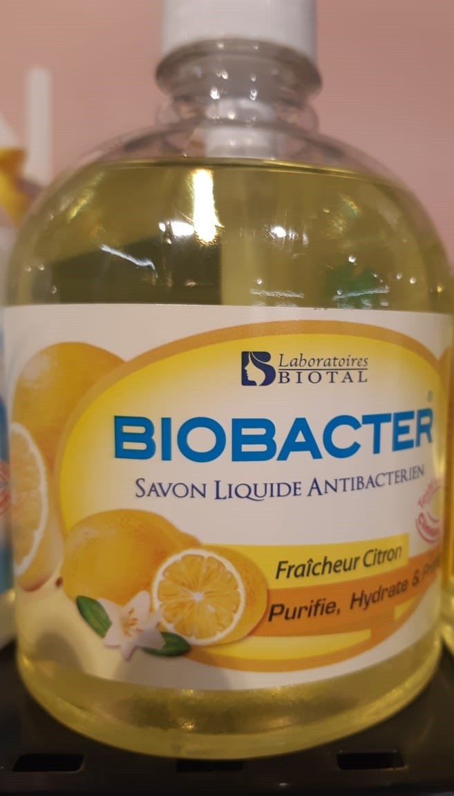 Antibacterial Freshness Lemon Biobacter Liquid Soap 500 Ml