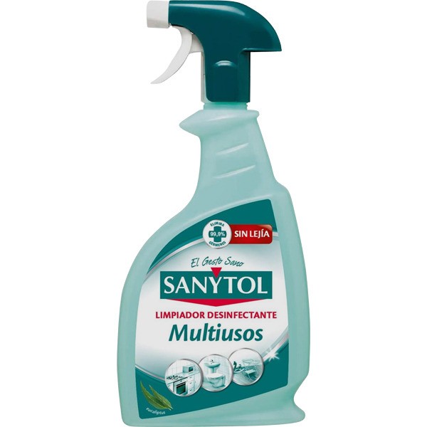 Nettoyant désinfectant sans javel Pistolet pulvérisateur Sanytol 750 ml