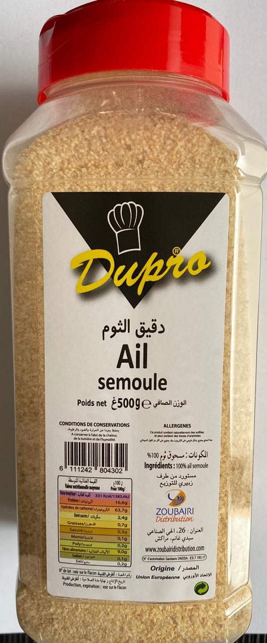 Garlic Semolina Dupro 500g