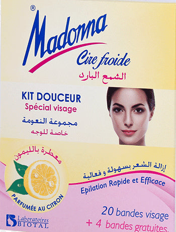 Kit Douceur Spécial Visage Parfum Citron (20 Bandes +4 Gratuites)