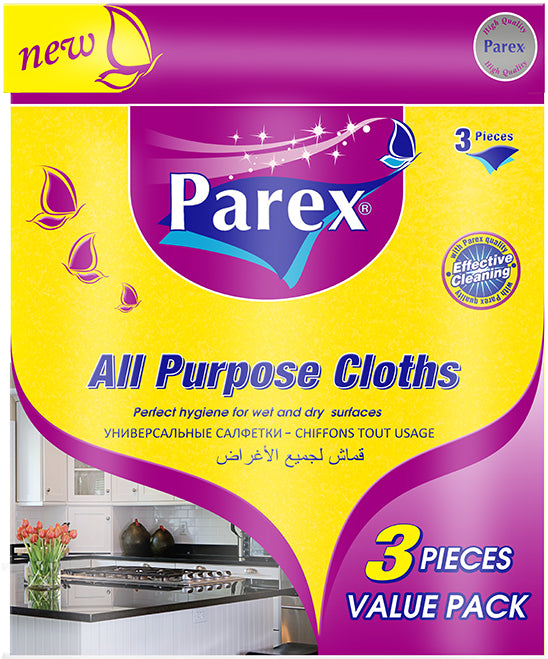 3 Parex Multi Purpose Cloths