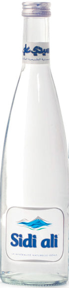 سيدي علي مياه معدنية طبيعية في زجاج 75سل
