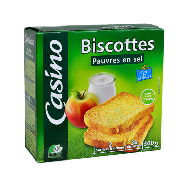 36 Biscottes Pauvres en Sel Casino 300 g
