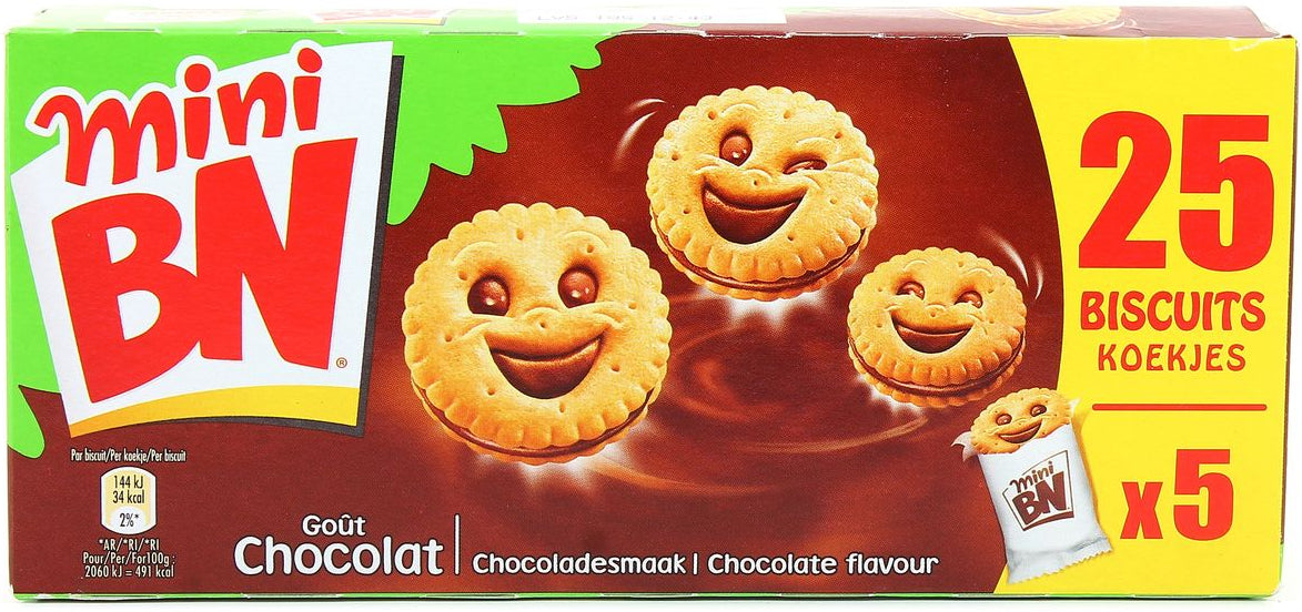 Mini BN Chocolate Filled Biscuit 175g