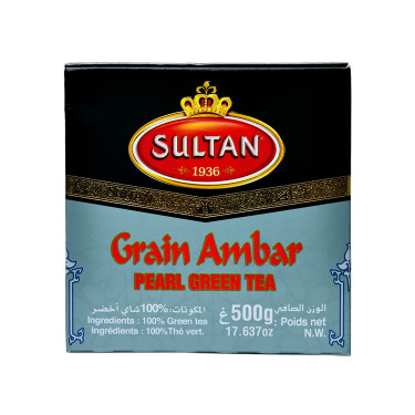 Sultan Ambar Green Tea Beans 500g