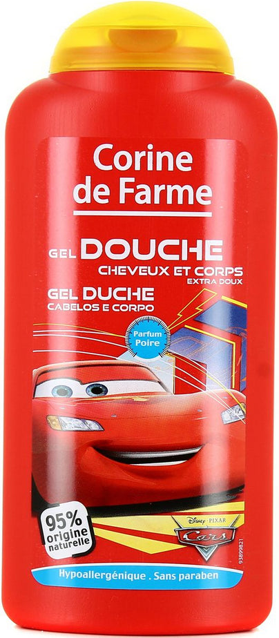 Hair and body shower gel Cars Corine de Farme 250ml