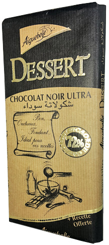Chocolat pour Dessert 72% Aiguebelle 175g
