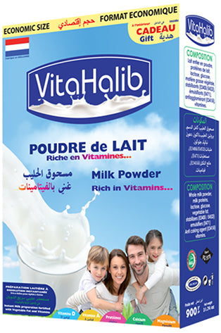 Lait en Poudre pour Repas & Cuisine VitaHalib 900g