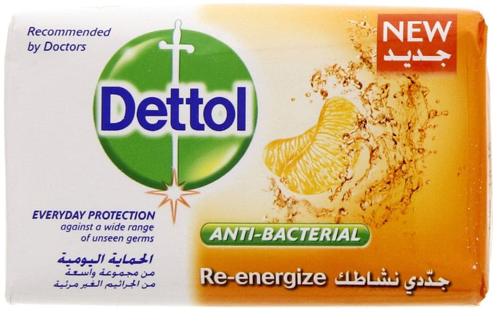 إعادة تنشيط صابون ديتول المضاد للبكتيريا 90 جرام