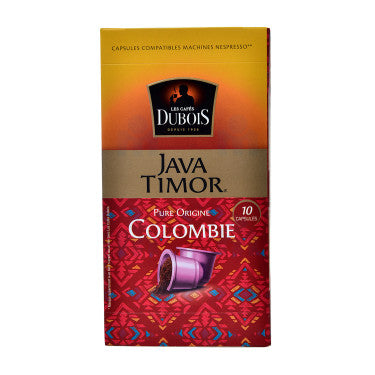 10 Nespresso Compatible Aluminum Capsules Pure Origin Colombia Java Timo Dubois Coffee