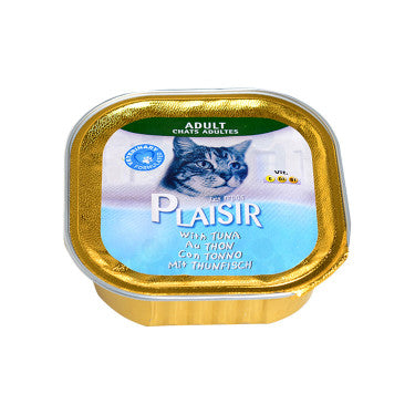 Pâté Goût Thon pour Chat Adulte Les Repas Plaisir 100g