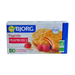 Bjorg Organic Raspberry Filled Biscuits 175g