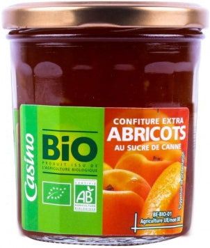 Extra Apricots Jam with Organic Cane Sugar Casino 360g