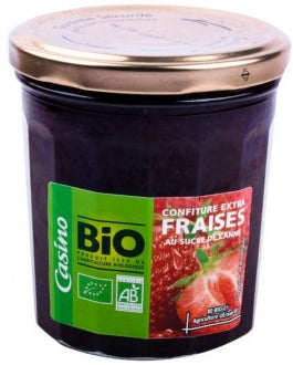 Strawberry Extra Jam with Cane Sugar Organic Casino 360g